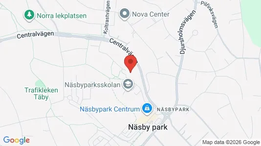 Apartments for rent i Täby - kort over placeringen