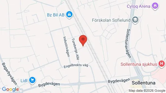 Apartments for rent i Sollentuna - kort over placeringen