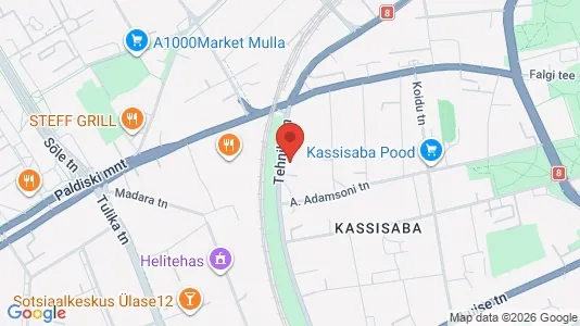 Apartments for rent i Tallinn Kesklinna - kort over placeringen