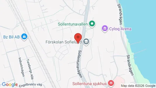Apartments for rent i Sollentuna - kort over placeringen