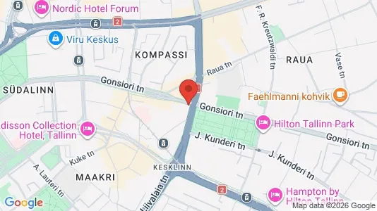 Apartments for rent i Tallinn Kesklinna - kort over placeringen
