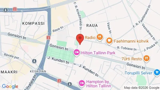 Apartments for rent i Tallinn Kesklinna - kort over placeringen