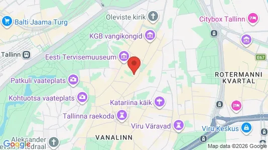 Apartments for rent i Tallinn Kesklinna - kort over placeringen