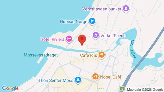 Apartments for rent i Moss - kort over placeringen