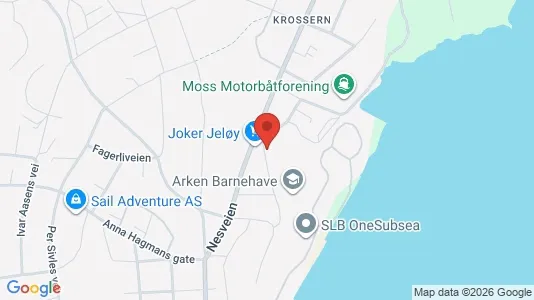 Apartments for rent i Moss - kort over placeringen