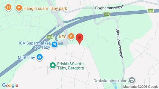 Apartments for rent i Täby - kort over placeringen