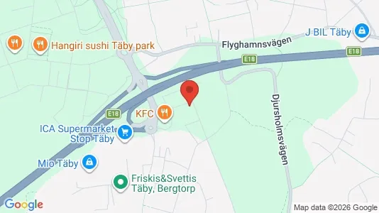 Apartments for rent i Täby - kort over placeringen