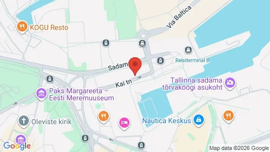 Apartments for rent i Tallinn Kesklinna - kort over placeringen