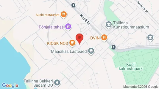 Apartments for rent i Tallinn Kesklinna - kort over placeringen