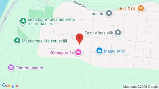 Apartments for rent i Tallinn Pirita - kort over placeringen