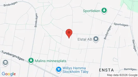 Apartments for rent i Täby - kort over placeringen