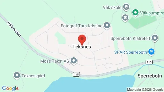 Rooms for rent i Våler - kort over placeringen