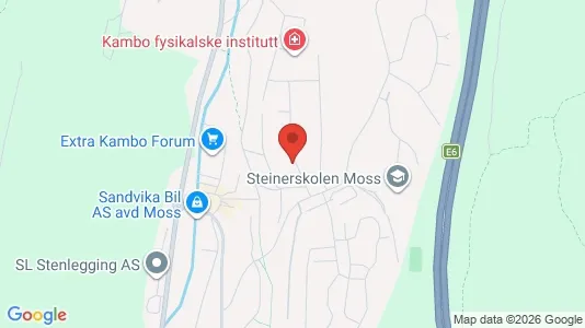 Apartments for rent i Moss - kort over placeringen