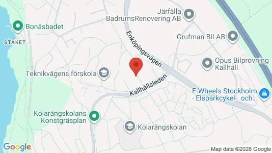 Apartments for rent i Järfälla - kort over placeringen