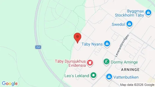 Apartments for rent i Täby - kort over placeringen