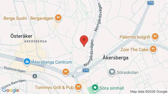 Apartments for rent i Österåker - kort over placeringen