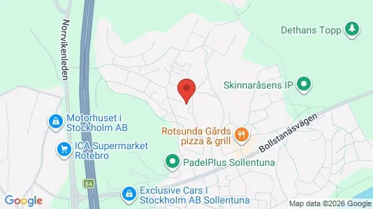 Apartments for rent i Sollentuna - kort over placeringen