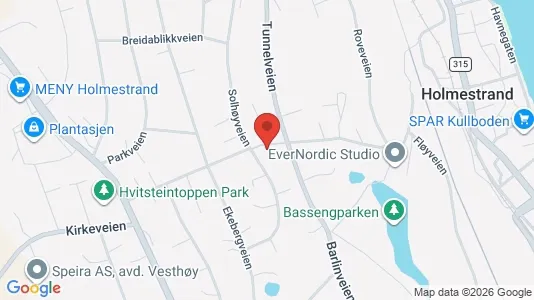 Apartments for rent i Holmestrand - kort over placeringen