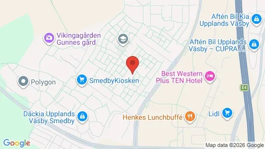 Apartments for rent i Upplands Väsby - kort over placeringen
