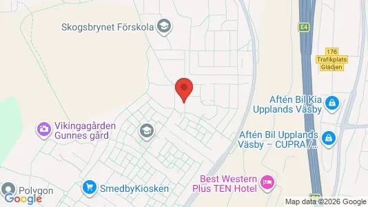Apartments for rent i Upplands Väsby - kort over placeringen