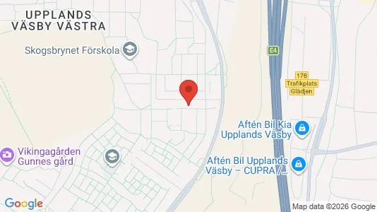 Apartments for rent i Upplands Väsby - kort over placeringen