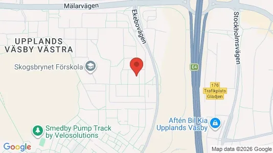 Apartments for rent i Upplands Väsby - kort over placeringen