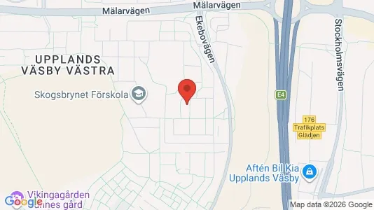 Apartments for rent i Upplands Väsby - kort over placeringen