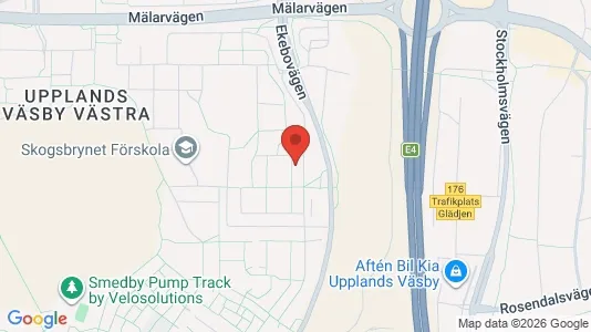 Apartments for rent i Upplands Väsby - kort over placeringen