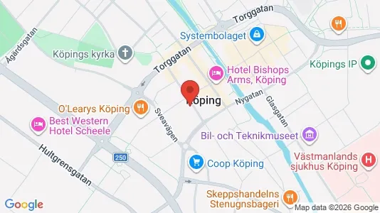 Apartments for rent i Köping - kort over placeringen