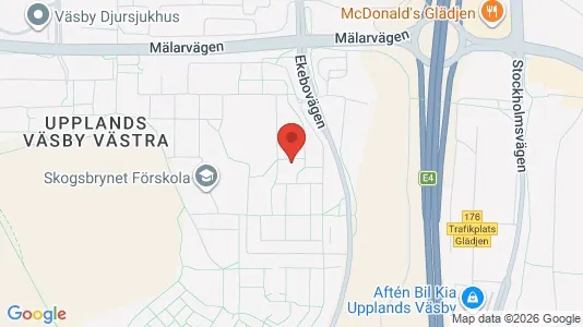 Apartments for rent i Upplands Väsby - kort over placeringen