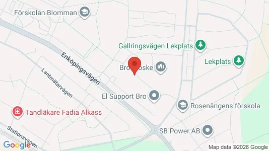 Rooms for rent i Upplands-Bro - kort over placeringen