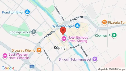 Apartments for rent i Köping - kort over placeringen