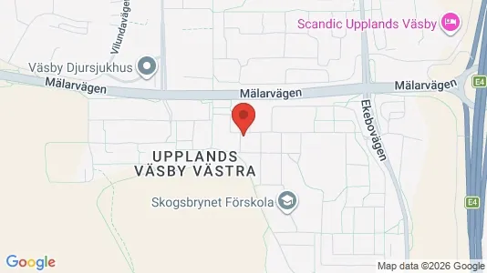 Apartments for rent i Upplands Väsby - kort over placeringen