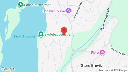 Rooms for rent i Vestby - kort over placeringen