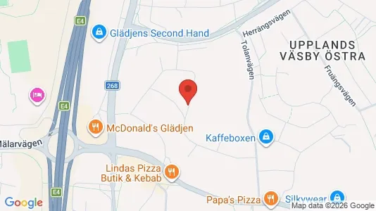 Apartments for rent i Upplands Väsby - kort over placeringen