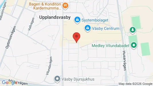 Apartments for rent i Upplands Väsby - kort over placeringen