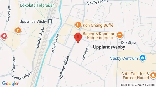 Apartments for rent i Upplands Väsby - kort over placeringen