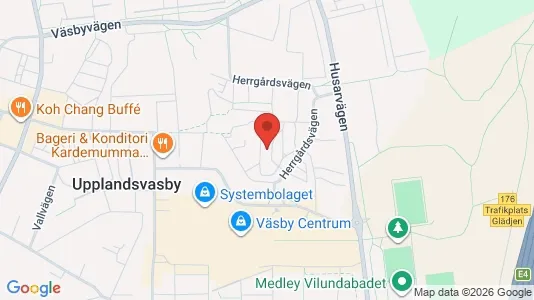 Apartments for rent i Upplands Väsby - kort over placeringen