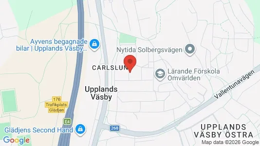 Apartments for rent i Upplands Väsby - kort over placeringen