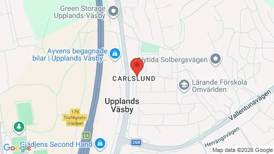 Apartments for rent i Upplands Väsby - kort over placeringen