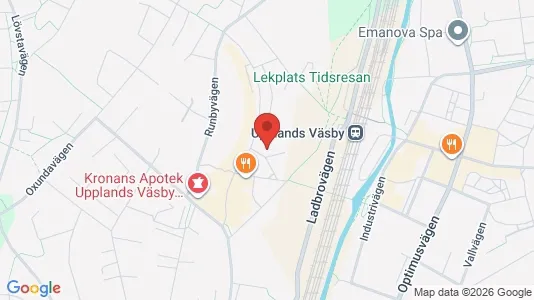 Apartments for rent i Upplands Väsby - kort over placeringen