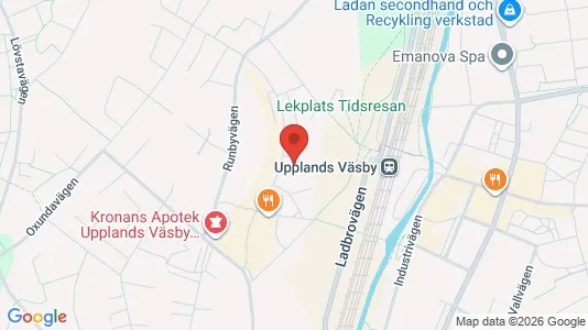 Apartments for rent i Upplands Väsby - kort over placeringen