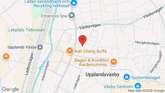Apartments for rent i Upplands Väsby - kort over placeringen