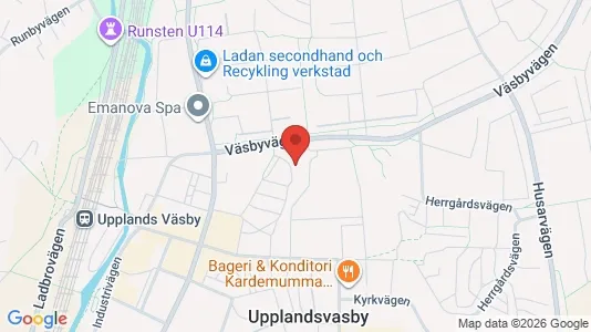 Apartments for rent i Upplands Väsby - kort over placeringen