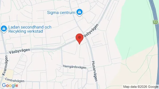 Apartments for rent i Upplands Väsby - kort over placeringen