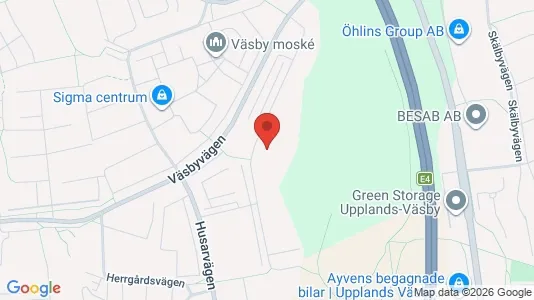 Apartments for rent i Upplands Väsby - kort over placeringen