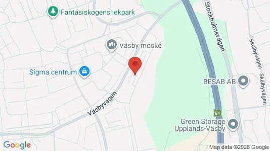 Apartments for rent i Upplands Väsby - kort over placeringen