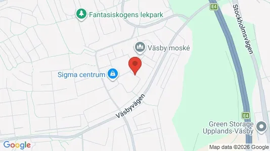 Apartments for rent i Upplands Väsby - kort over placeringen
