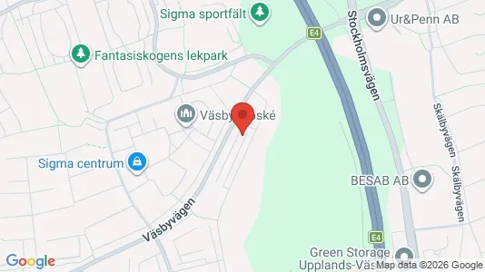 Apartments for rent i Upplands Väsby - kort over placeringen