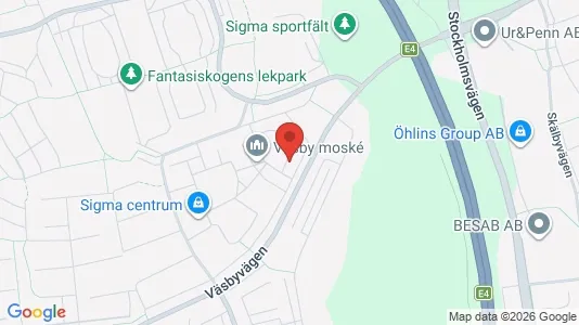 Apartments for rent i Upplands Väsby - kort over placeringen
